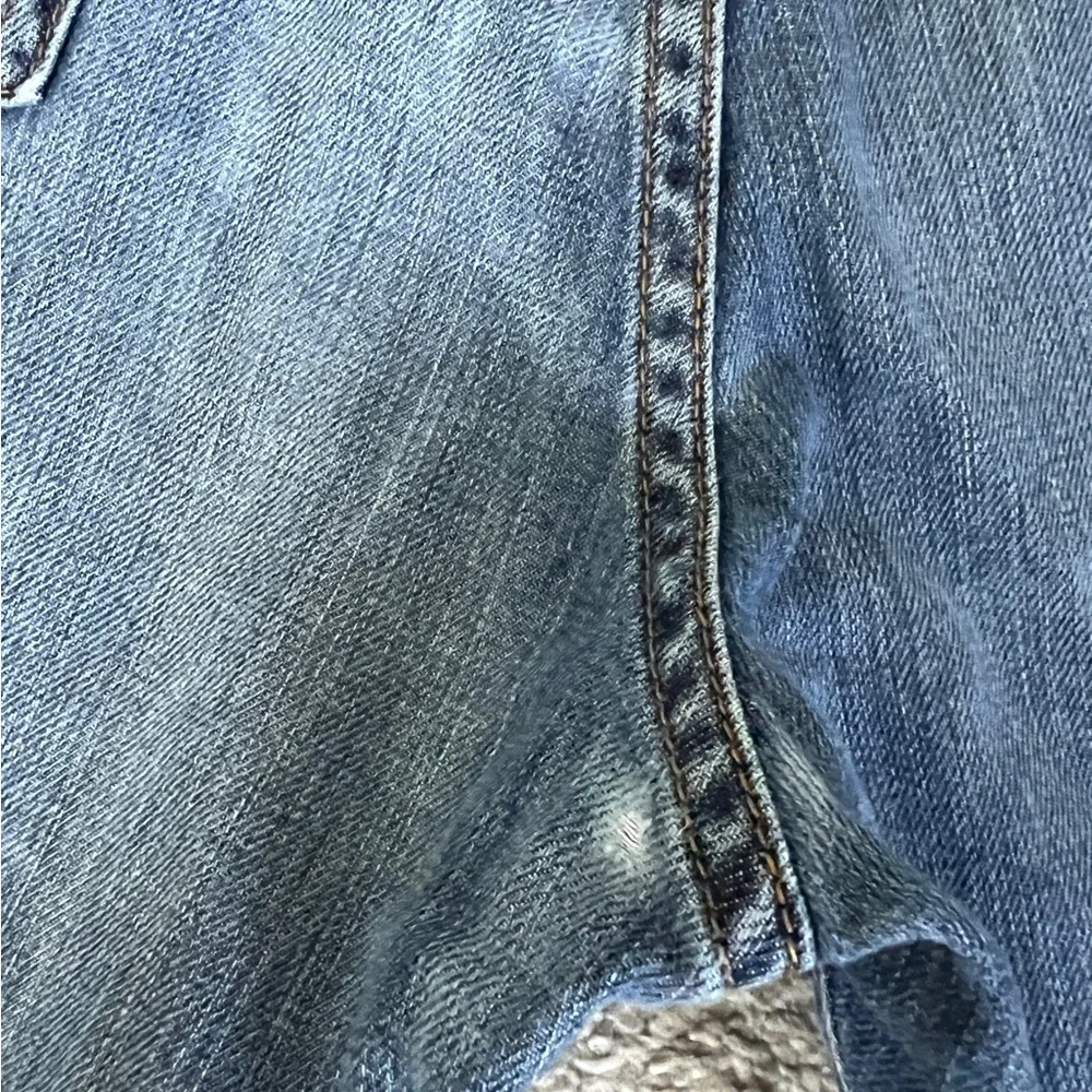 J. Crew Blue Straight-Leg Jeans with Classic Indigo Wash 33x32 100% cotton